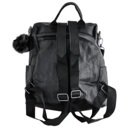 Allure Anti-Theft Handbag Black Back